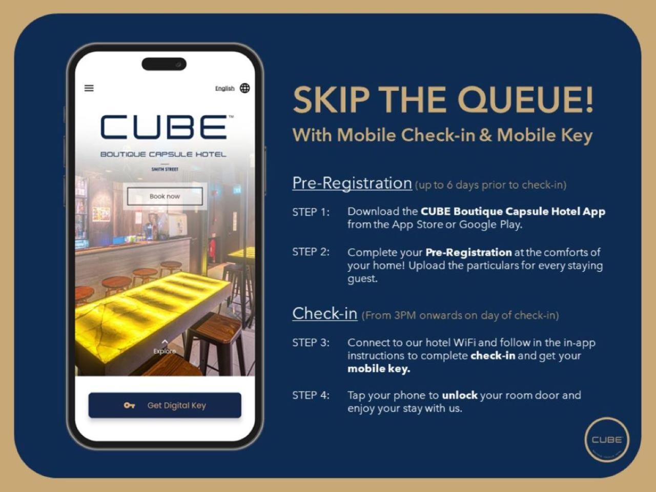 Cube Boutique Capsule Hotel At Kampong Glam Singapur Exterior foto